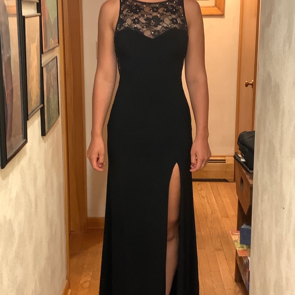 Black formal dress
